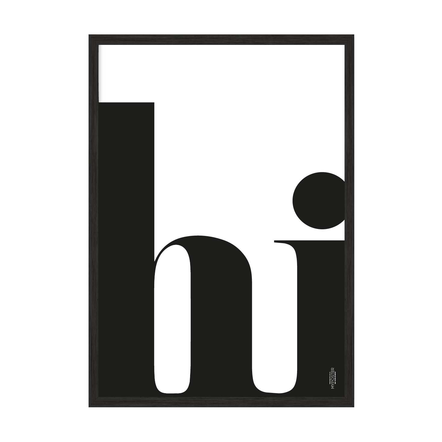Постер "hi"