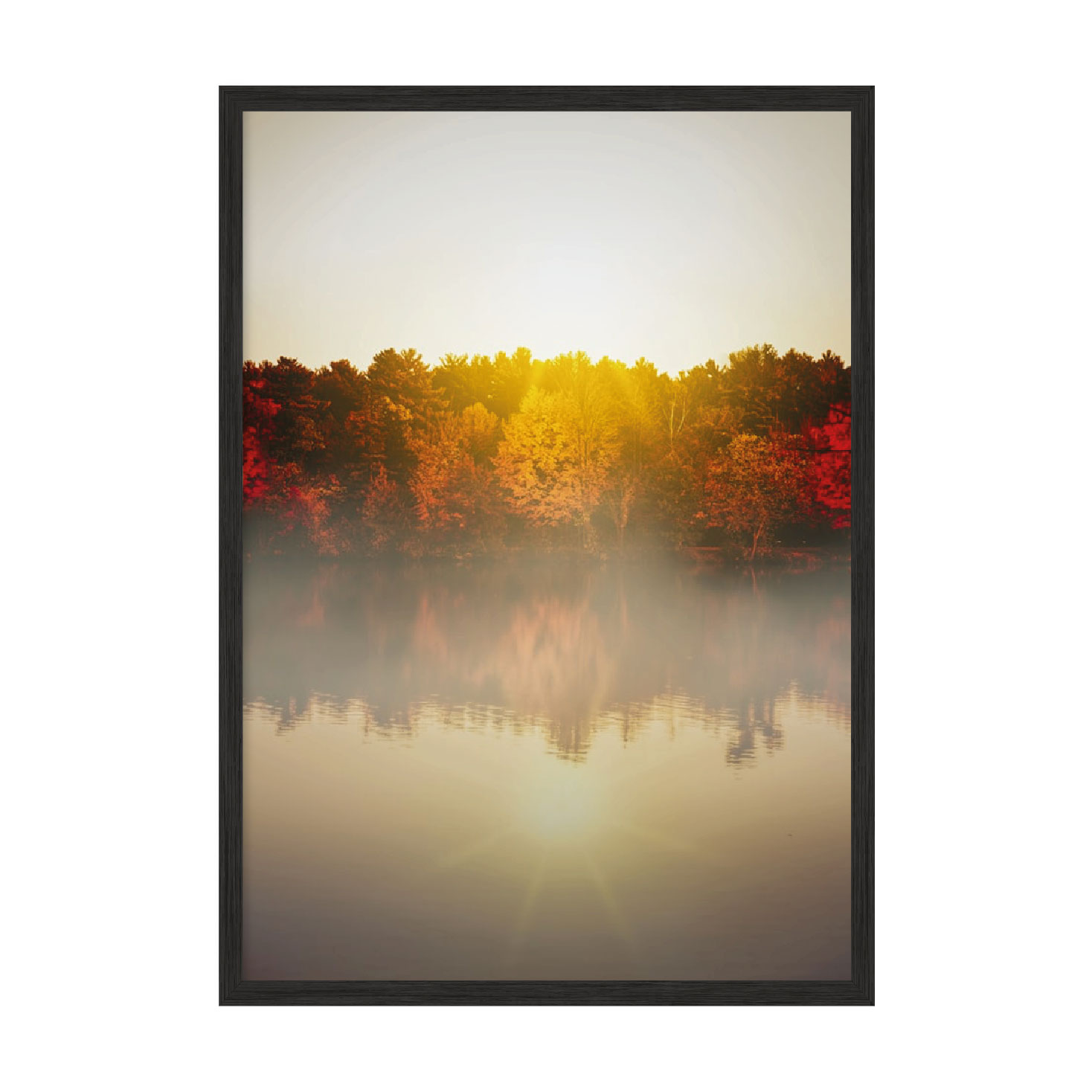 Постер "Autumn lake"
