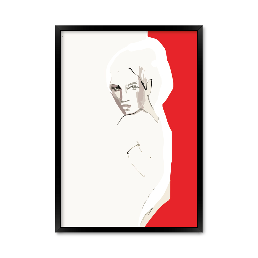 Постер "Red girl"