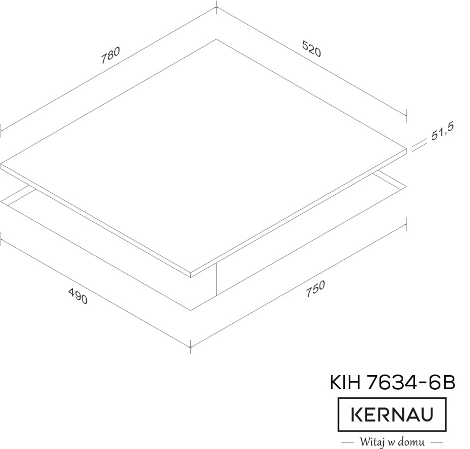 Варочная поверхность электрическая KERNAU KIH 7634-6B