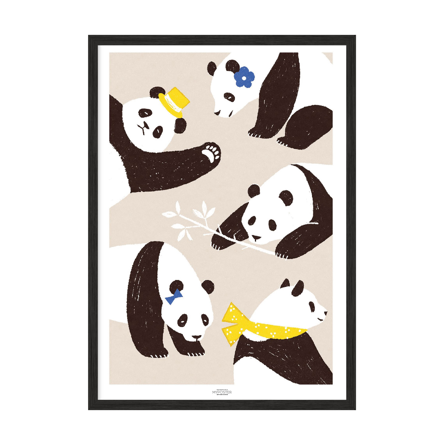 Постер "Панды"