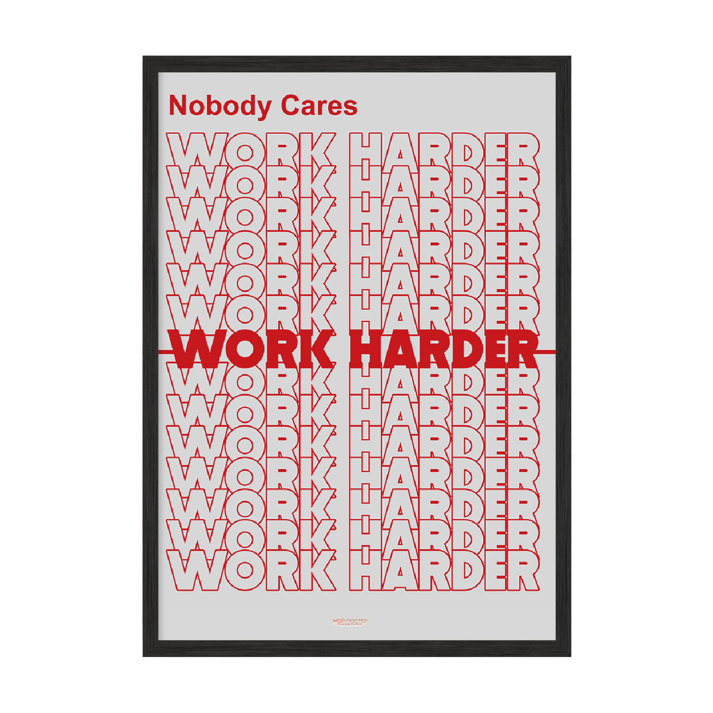 Постер "Work Harder"