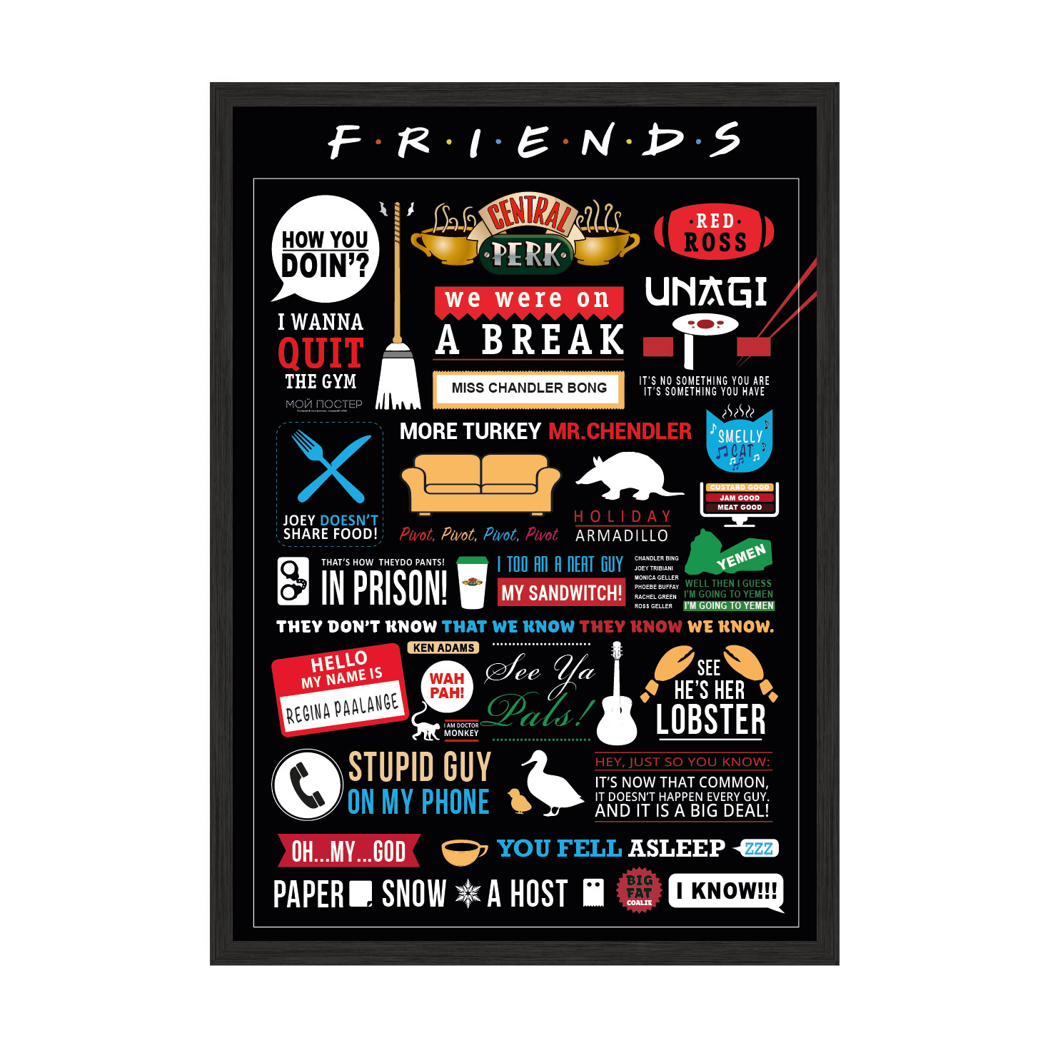 Постер "FRIENDS"